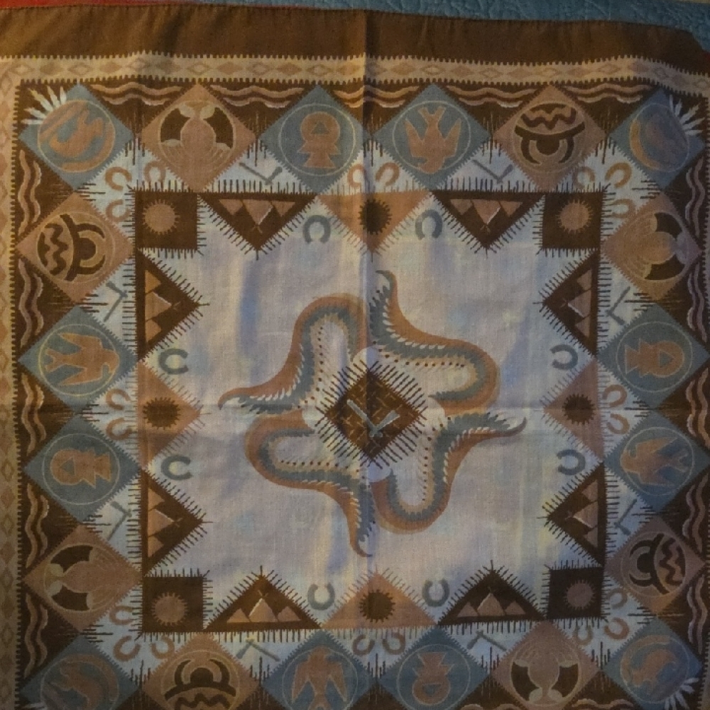 Geometric Patterned Tapestry
